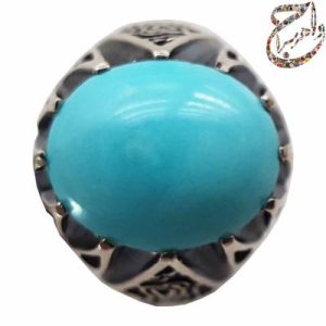 فیروزه عجمی رکاب نقره