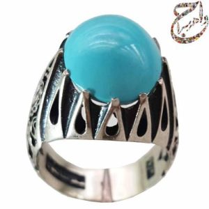 فیروزه عجمی رکاب نقره