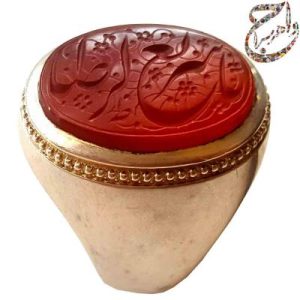 عقیق یمنی خط استاد طه