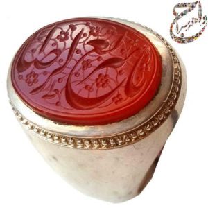 عقیق یمنی خط استاد طه