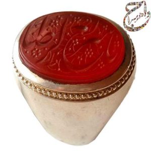 عقیق یمنی خط استاد طه