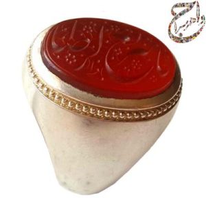 عقیق یمنی خط استاد طه