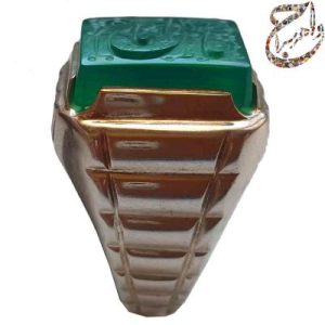 عقیق سبز حکاکی استاد جواد حیدری طه