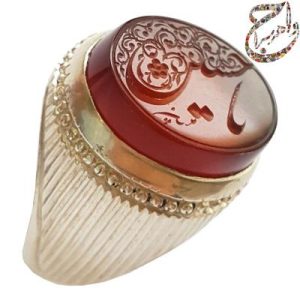 عقیق یمنی خط استاد مبین