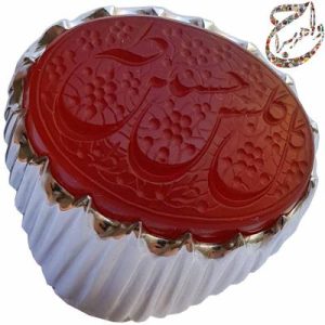 عقیق یمنی خط استاد جواد حیدری طه رکاب استاد افتخاری