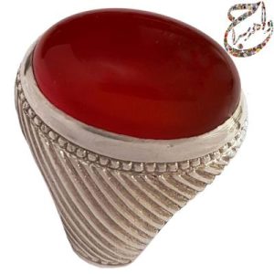 عقیق پرتقالی خط خاتم