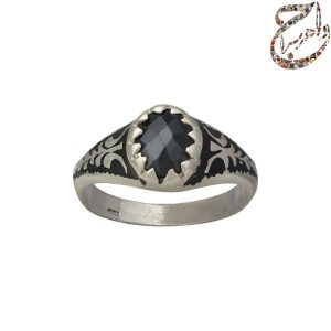 اونیکس تراش عدسی رکاب سیاه قلم