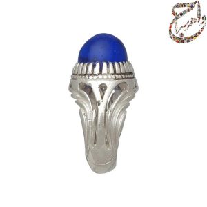 یاقوت سنتتیک رکاب نقره طرح ممی