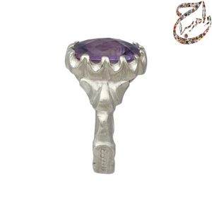 آمیتیست تراش عدسی