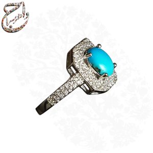 انگشتر فیروزه مصری زنانه