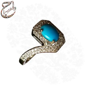 انگشتر فیروزه مصری زنانه