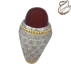 عقیق سرخ آبدار رکاب سروش