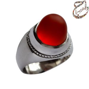 عقیق آبدار یمنی اصیل مات