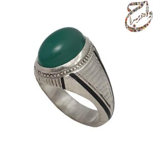 عقیق سبز رکاب دست ساز