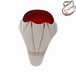 عقیق کلوخه آفریقایی رکاب دست ساز استاد نجفی