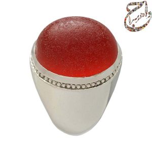 عقیق یمنی تراش قطعی آبدار کهنه کم نظیر
