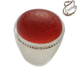 عقیق یمنی تراش قطعی آبدار کهنه کم نظیر