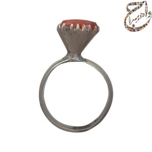 عقیق سرخ یمنی کهنه خطی