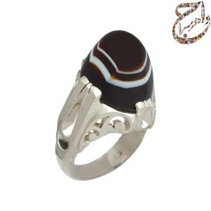 عقیق سلیمانی سه پوست درشت