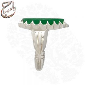 فروش انگشتر عقیق سبز خط استاد متین