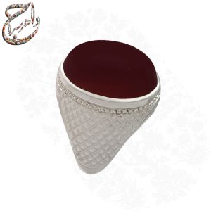 انگشتر عقیق کرزی رکاب محمودی