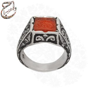 انگشتر عقیق سرخ (یا حسین مظلوم ع)