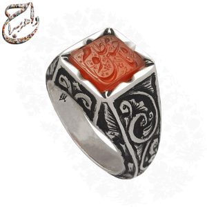 انگشتر عقیق سرخ یا حسین مظلوم