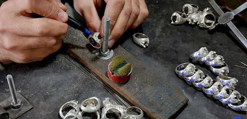 رکاب ساز انگشتر ایران - سفارش ساخت رکاب انگشتر نقره در تهران