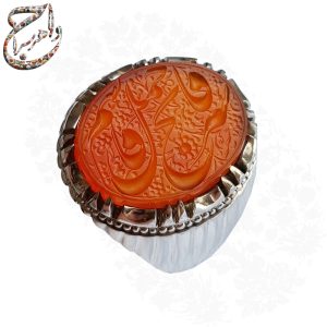 عقیق کهنه حکاکی استاد حرّ رضا قربانی