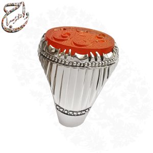 عقیق کهنه حکاکی استاد حرّ رضا قربانی