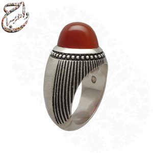 انگشتر عقیق یمنی آبدار