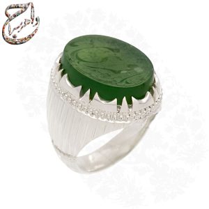 انگشتر یشم خط استاد مدنی
