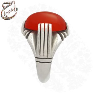 عقیق سرخ یمنی رکاب نجفی دست ساز