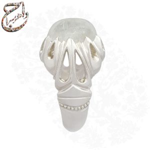 ست انگشتر زنانه و مردانه درّ نجف و رکاب دست‌ساز