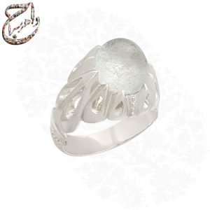ست انگشتر زنانه و مردانه درّ نجف و رکاب دست‌ساز