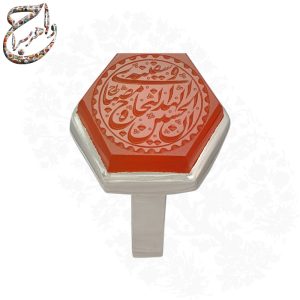 انگشتر عقیق یمنی خط احمد رکاب سیدی