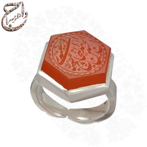 انگشتر عقیق یمنی خط احمد رکاب سیدی