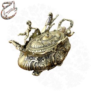 شکلات خوری برنجی با سینی