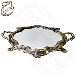 شکلات خوری برنجی با سینی