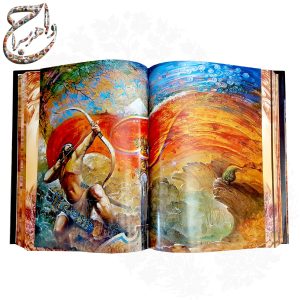 کتاب نفیس شاهنامه فردوسی استاد شکیبا