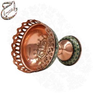 آجیل خوری مس و خاتم سایز 11