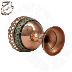 آجیل خوری مس و خاتم سایز 11
