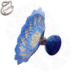 شیرینی خوری مسی میناکاری شده سایز 16