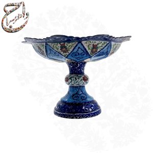 شیرینی خوری مسی میناکاری شده سایز 9