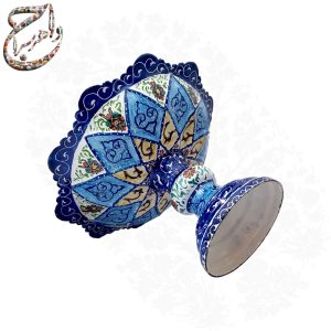 شیرینی خوری مسی میناکاری شده سایز 9