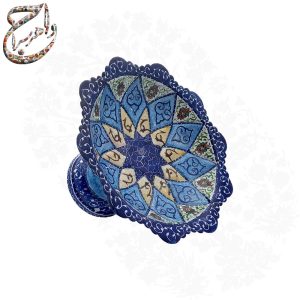 شیرینی خوری مسی میناکاری شده سایز 9