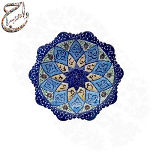 شیرینی خوری مسی میناکاری شده سایز 9