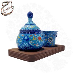 ست چای خوری و قندان یک نفره