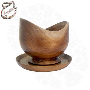 کشکول چوبی یک تکه دو پارچه
