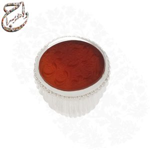 انگشتر عقیق یمنی اصیل خط استاد متین